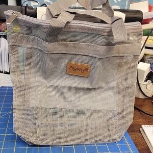 Portable Mesh Shower Caddy Bag - Quick Dry Travel Toiletry Organizer for Gym New